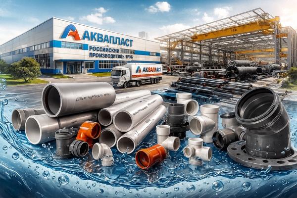 Российский изготовитель труб ПВХ: развитие отечественного производства и роль компании «Аквапласт»