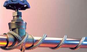 Инструкция по монтажу греющего кабеля на трубопровод
